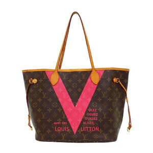 Louis Vuitton Monogram V Line Neverfull Tote Bag